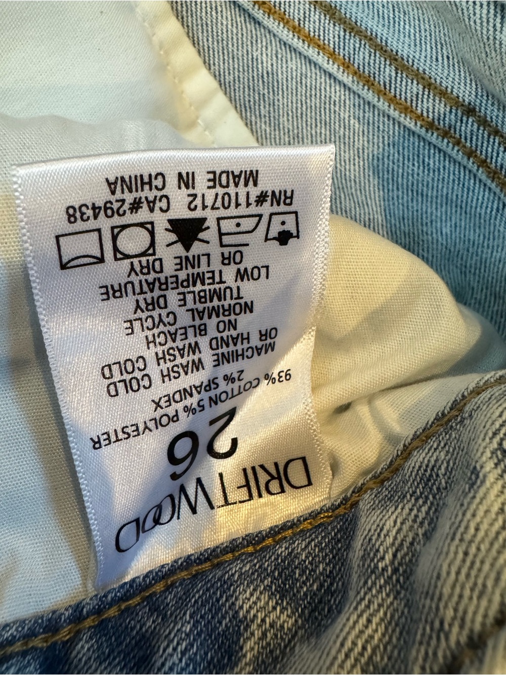 DRIFTWOOD Collette DESERT SOUL Western Embroidered Womens Jeans  Light Wash $148 - Picture 8 of 13